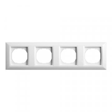 Рамка 4-постовая Vesta-Electric Roma белый FRM010401BEL