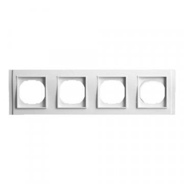 Рамка 4-постовая Vesta-Electric Verona белый FRM020401BEL
