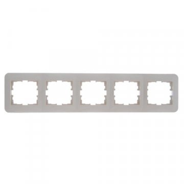 Рамка 5-ая горизонтальная Lezard Karina Life кремовая 708-0300-150