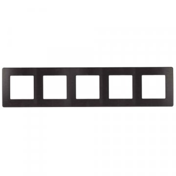 Рамка 5-постовая ЭРА 12 сатин антрацит 12-5105-05 Б0052543