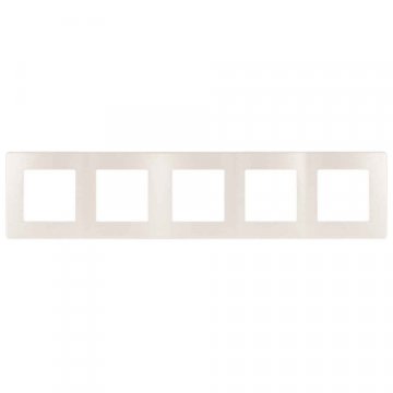 Рамка 5-постовая ЭРА 12 сатин перламутр 12-5105-15 Б0052548