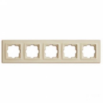 Рамка 5-постовая Mono Electric Despina крем 102-170000-164