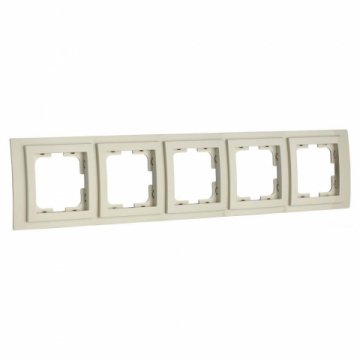 Рамка 5-постовая Mono Electric Larissa крем 103-171700-164
