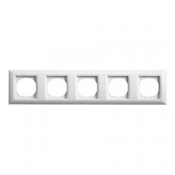 Рамка 5-постовая Vesta-Electric Roma белый FRM010501BEL