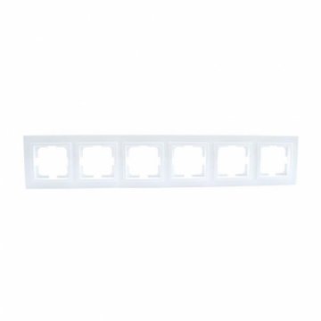 Рамка 6-постовая Mono Electric Despina жемчуг 102-250000-166