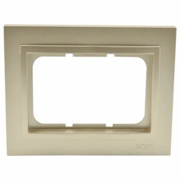 Рамка двойная Mono Electric Despina титан 102-220000-165