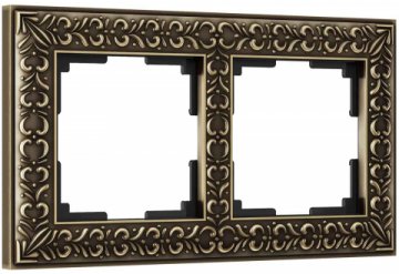 Рамка на 2 поста бронза Werkel W0021512 4690389158407