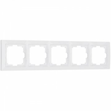 Рамка на 5 постов Werkel Snabb basic белый W0052001 4690389161452