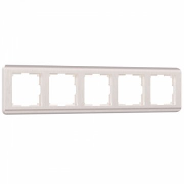 Рамка на 5 постов Werkel Stream перламутровый W0052113 4690389162534