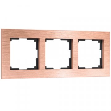 Рамка Werkel Aluminium на 3 поста бронза W0031712 4690389182891