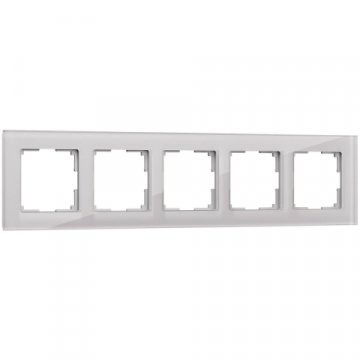 Рамка Werkel Favorit на 5 постов дымчатый W0051117 4690389160189