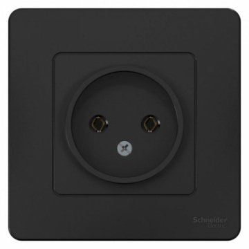 Розетка 2К Schneider Electric Blanca 16A 250V антрацит BLNRS000016