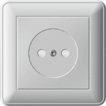 Розетка 2К Schneider Electric W59 16A 250V со шторками белая RS16-151-18