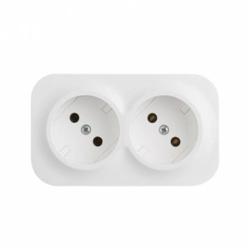 Розетка 2х2К Legrand Quteo 16A 250V белая 782231
