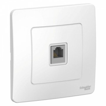 Розетка телефонная RJ11 Schneider Electric Blanca белая BLNIS011001