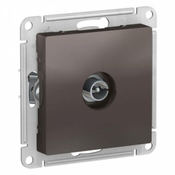 Розетка телевизионная TV Schneider Electric AtlasDesign мокко ATN000693