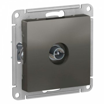 Розетка телевизионная TV Schneider Electric AtlasDesign сталь ATN000993