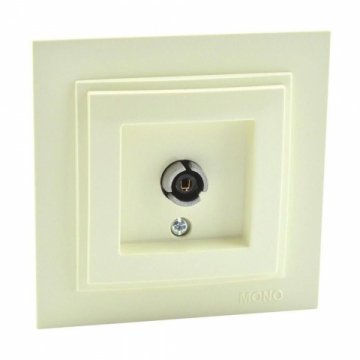 Розетка TV концевая Mono Electric Despina экран крем 102-170005-138