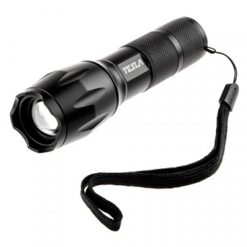 Ручной светодиодный фонарь Tesla от батареек 133х37 350 лм FLF