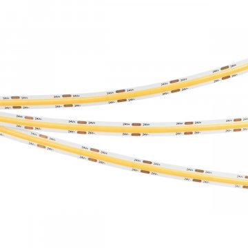 Светодиодная влагозащищенная лента Arlight 11,5W/m 54LED/m COB холодный белый 5M COB-NANO-X544-8mm 24V White6000 031906(1)