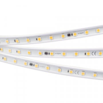 Светодиодная влагозащищенная лента Arlight 8W/m 54LED/m 5060SMD холодный белый 10M 029403(2)