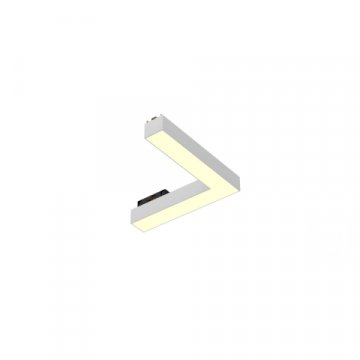 Трековый светодиодный светильник 6063 TrackLine Fold Angle (ral9003/200mm/200mm/LT70 — 3K/12W/120deg) 0625204