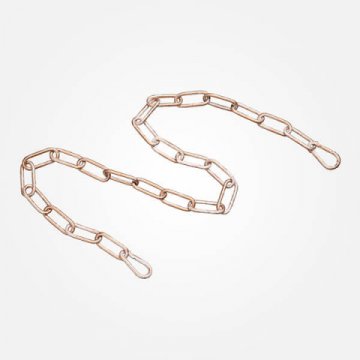 Цепь Eurosvet 1 м белый с золотом 10302