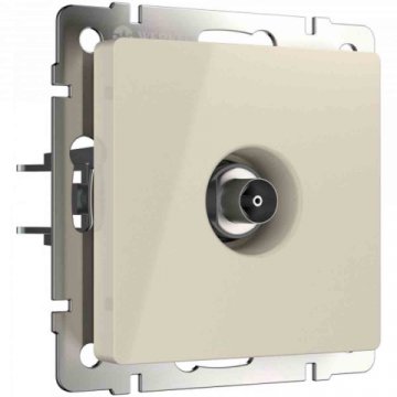 ТВ-розетка проходная Werkel (слоновая кость) W1184003 4690389155819
