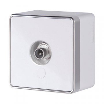 ТВ-розетка Werkel Gallant оконечная белая W5083001 4690389164712