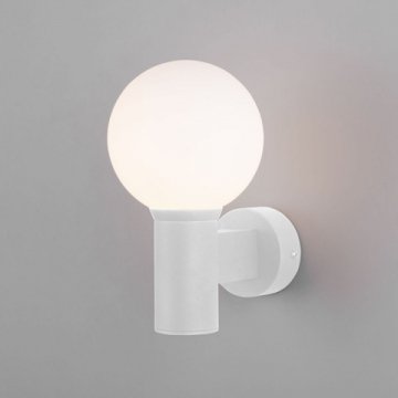 Уличный настенный светильник Elektrostandard Sfera 35126/D белый a060123