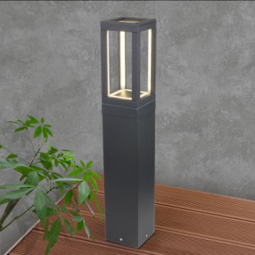 Уличный светодиодный светильник Elektrostandard Frame 1529 Techno Led серый a051860