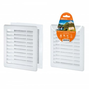 Вентиляционная решетка разъемная TDM Electric с москитной сеткой SQ1807-0026