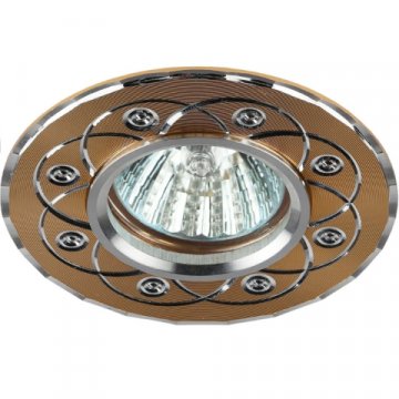 Встраиваемый светильник ЭРА KL40 SL/GD/1 Б0049567