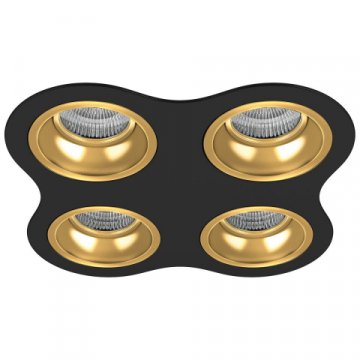 Встраиваемый светильник Lightstar Domino Quadro (214647+214603+214603+214603+214603) D64703030303