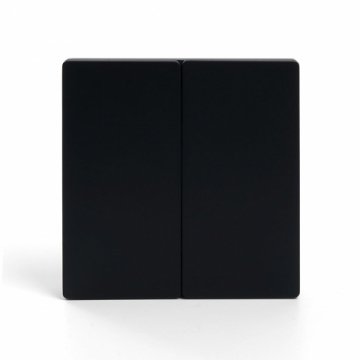 Выключатель двухклавишный беспроводной Feron Smart черный TM82 41723