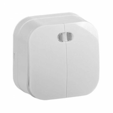 Выключатель двухклавишный IEK Glory белый EVH21-K01-10