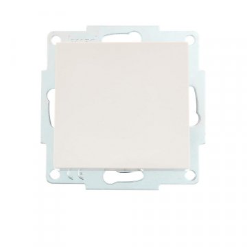 Выключатель Lezard Vesna белый жемчуг 742-3088-100