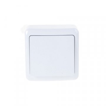 Выключатель Lezard Viola белый 751-0200-100