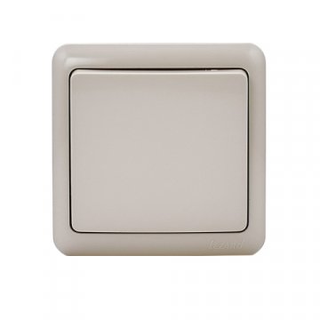 Выключатель Lezard Viola кремовый 751-0300-100