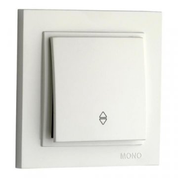 Выключатель Mono Electric Despina одноклавишный проходной жемчуг 102-252525-109