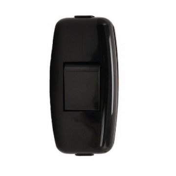 Выключатель навесной Lezard Accessories черный 715-1100-611B