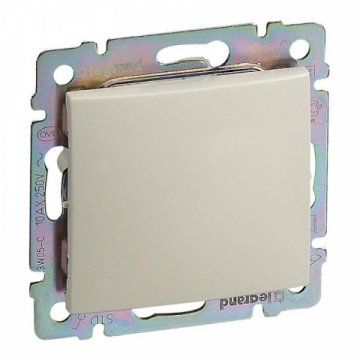 Выключатель одноклавишный Legrand Valena 10A 250V cлоновая кость 695600