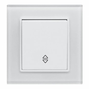 Выключатель одноклавишный проходной Vesta-Electric Exclusive White белый FVK050105BEL