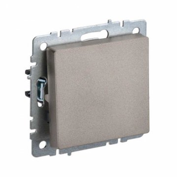 Выключатель одноклавишный самовозвратный IEK Brite шампань BR-V14-0-10-K37