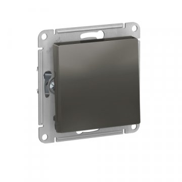 Выключатель одноклавишный Schneider Electric AtlasDesign 10A 250V сталь ATN000915