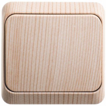 Выключатель одноклавишный Schneider Electric Этюд 10A 250V сосна BA10-001D