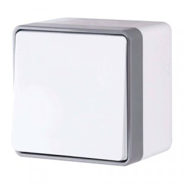 Выключатель одноклавишный влагозащищенный Werkel Gallant белый W5010201 4690389163920