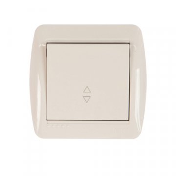 Выключатель проходной Lezard Demet белый 711-0200-105