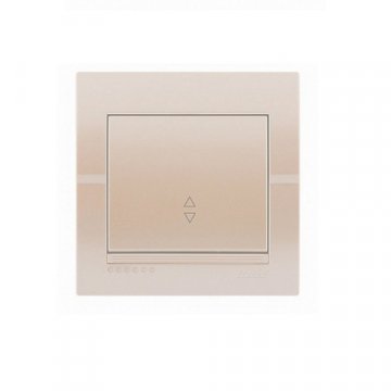 Выключатель проходной Lezard Deriy белый жемчуг 702-3030-105