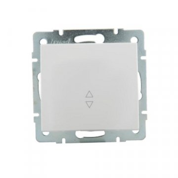 Выключатель проходной Lezard Rain белый 703-0288-105